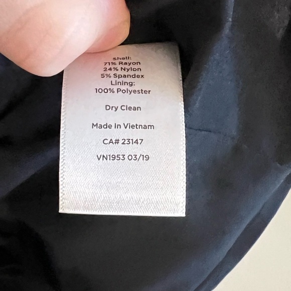 NWT Talbots Black Sleeveless Boat Neck Mini Sheath Dress - Picture 9 of 11